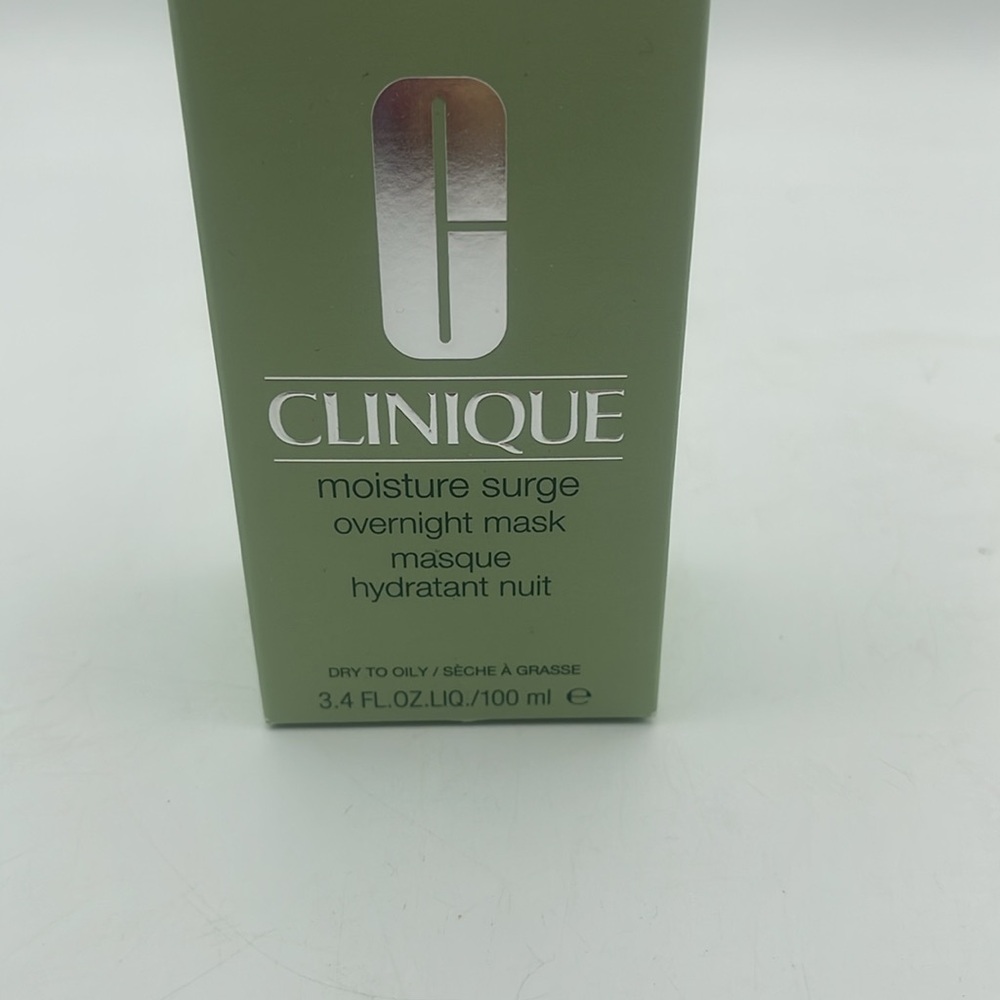 Clinique Moisture Surge Overnight Mask Full Size Dry to Oily NEW 3.4 oz - Picture 4 of 7